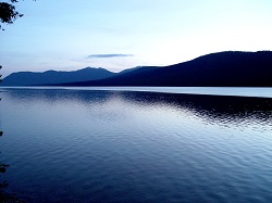 blue water lake