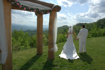 bride groom outdoors