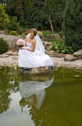 bride by water