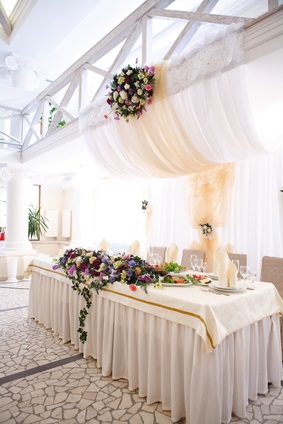 head wedding table