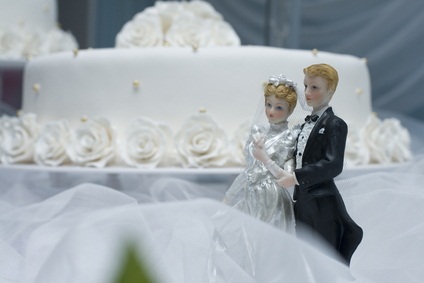 bride groom cake topper