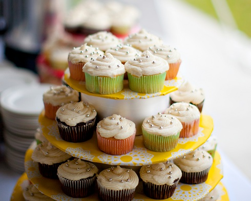 wedding cupcake tiers
